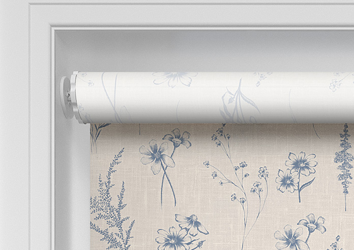 Botanical Sketchbook, Ink Blue - Twist&Fit Roller Blind - Image 10